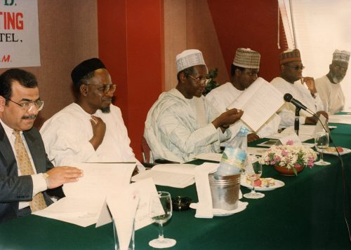 Board of Directors Meeting, with Musa Bello, Adamu Bello, Kola Abiola, Babatunde Jose