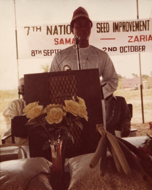 Guest Speaker on Agriculture, Samura A.B.U. Zaria