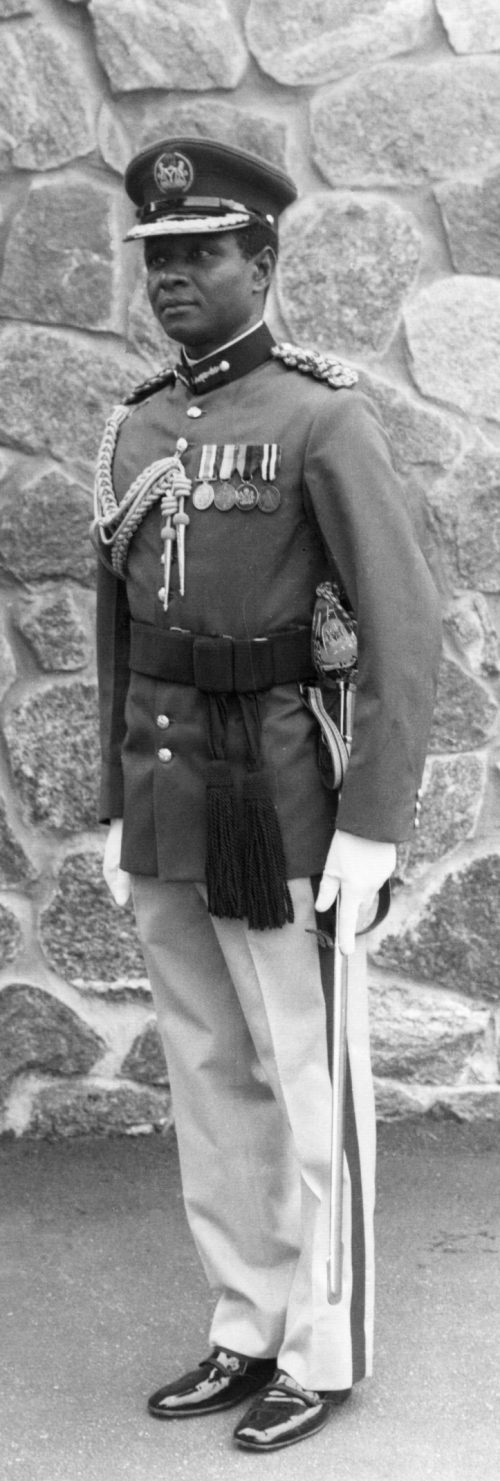 Military ceremonial Attire as a Major General