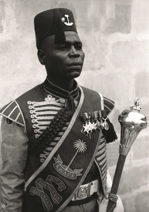 An officer of the West African Frontier Force