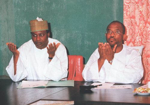 Honourable Adamu Bello and Mr. Akin Kekere-Ekun