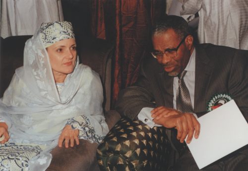 Jamilah Farris and Dr. Ahmad M. Ali, President, Islamic Development Bank