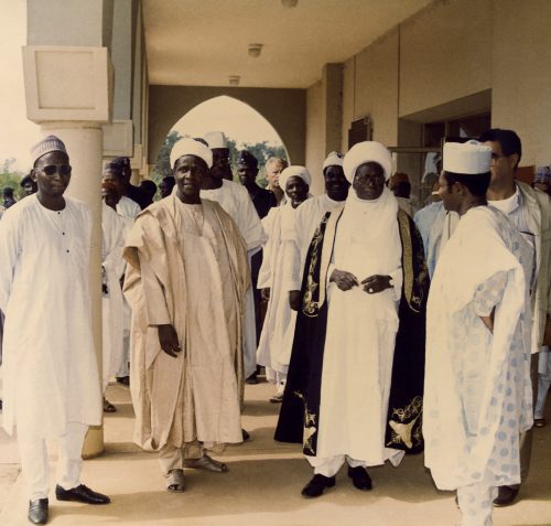 with Ibrahim Dasuki, Sultan of Sokoto