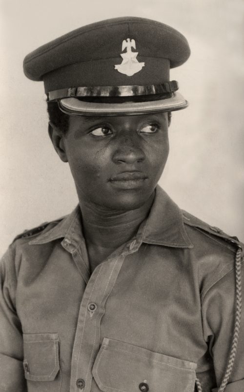 Portrait of Shehu Musa Yar’Adua as a commissioned officer of the Nigerian Army