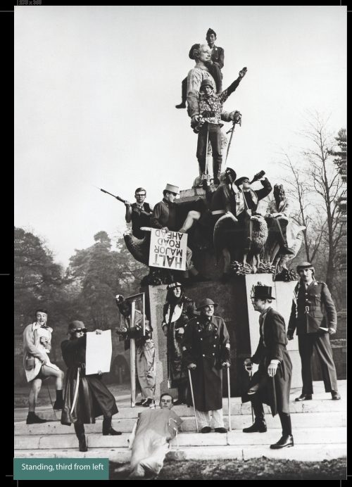 at Royal Military Academy (Standing third from left)