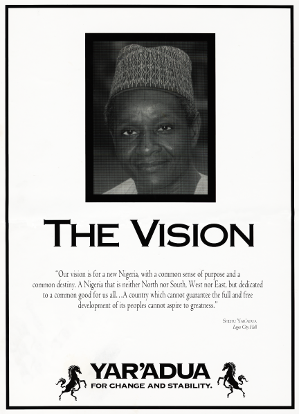 Shehu Musa Yar’Adua – Presidential Campaign Poster